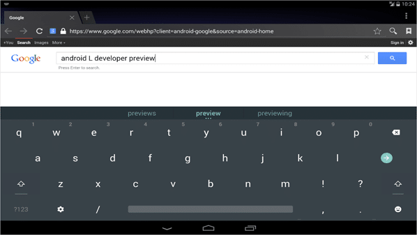 طريقة الحصول على لوحة مفاتيح أندرويد الجديدة Android L