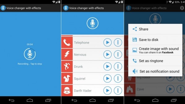 تطبيق لتسجيل صوت المستخدم وتغييره بسهولة على أندرويد - وادى مصر