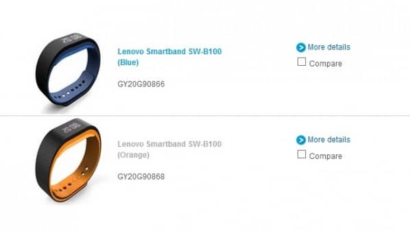 Lenovo Smartband SW-B100