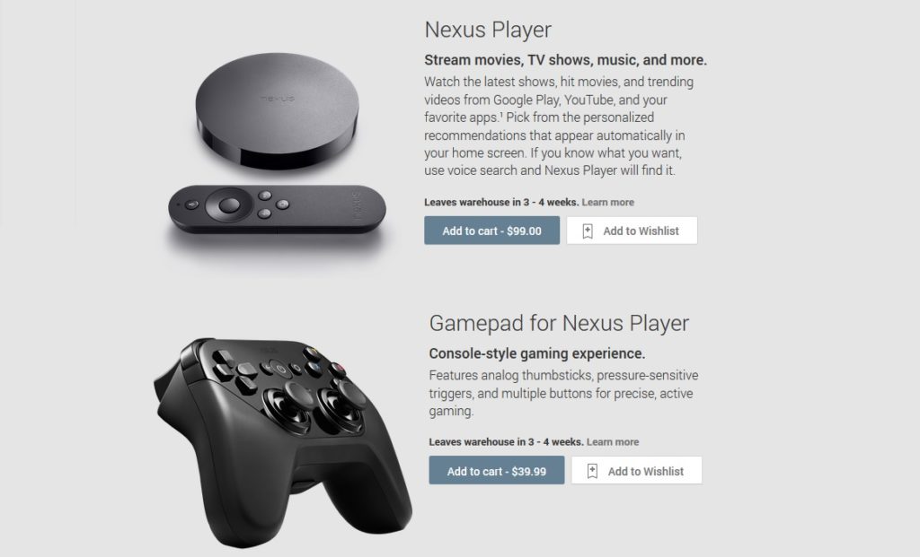 جوجل توفر ذراع تحكم “نيكسوس بلاير” للطلب المسبق Nexus-Player-and-Gam