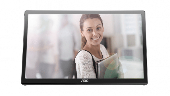 شركة AOC تقدم شاشتها المرنة myConnect E1759FWU