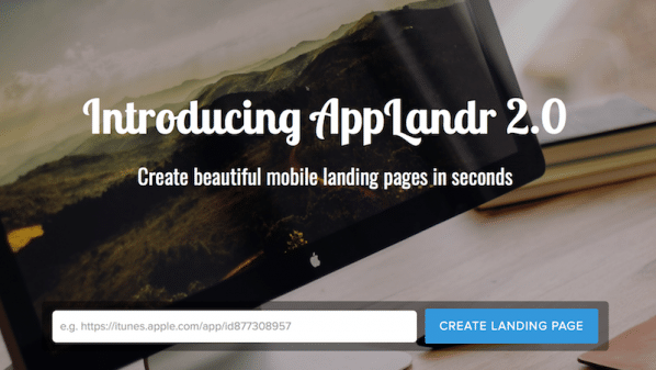 خدمة AppLandr لإنشاء موقع لتطبيقك خلال لحظات