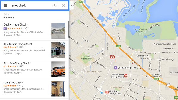 جوجل تعرض إعلانات البحث المحلية على خرائطها