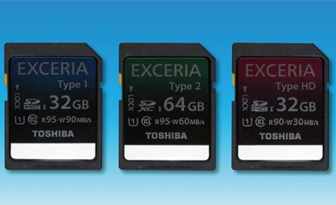 توشيبا تطلق مجموعة من بطاقات الذاكرة عالية السرعة