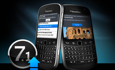نظام تشغيل BlackBerry 7.1 يصل أسواق الشرق الأوسط