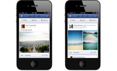 فيسبوك يحسن من طريقة عرض الصور في الهواتف
