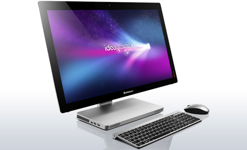 حاسب لينوفو A720 بشاشة تدعم اللمس المتعدد في الأسواق