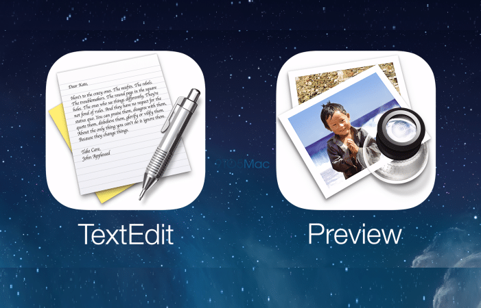 تقرير: "آبل" تعمل على تطوير إصدارين من تطبيقي Preview وTextEdit لنظام iOS 8