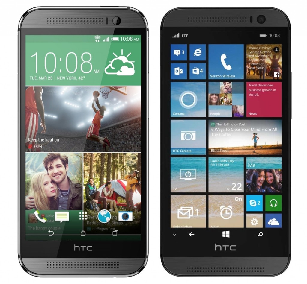 تسريب صور جديدة لنسخة نظام ويندوز فون من هاتف HTC One M8