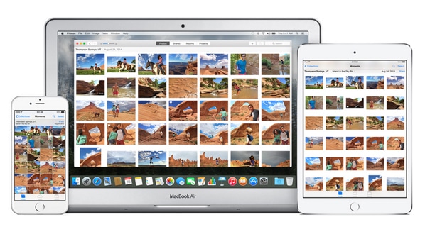 واجهة استخدام شبيهة لتطبيق الصور لنظام iOS 8