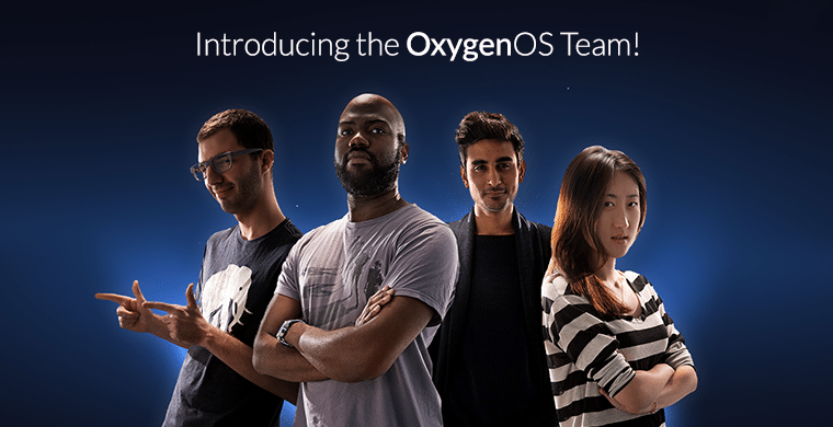صورة لفريق تطوير "أوكسجين" تُظهر التنوع بين جنسيات فريق التطوير.. "كريم الفرنَ" أقصى يمين الصورة