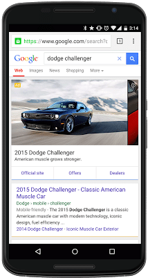 جوجل تعيد هيكلة أدووردس على الأجهزة المحمولة بالتركيز على الصور التفاعلية  E02092949-Dodge-Challenger-Screenshot_2000x1122_2015Apr_v01
