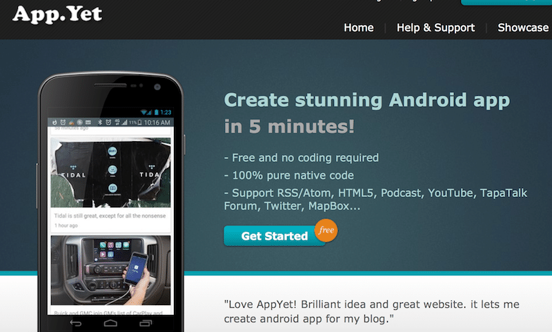 إنشاء تطبيق أندرويد خلال 5 دقائق وبدون برمجة