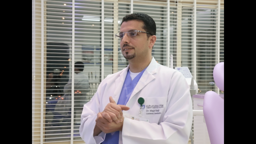 د. مجد ناجي ، المدير العام لعيادة ليبرتي لطب الأسنان