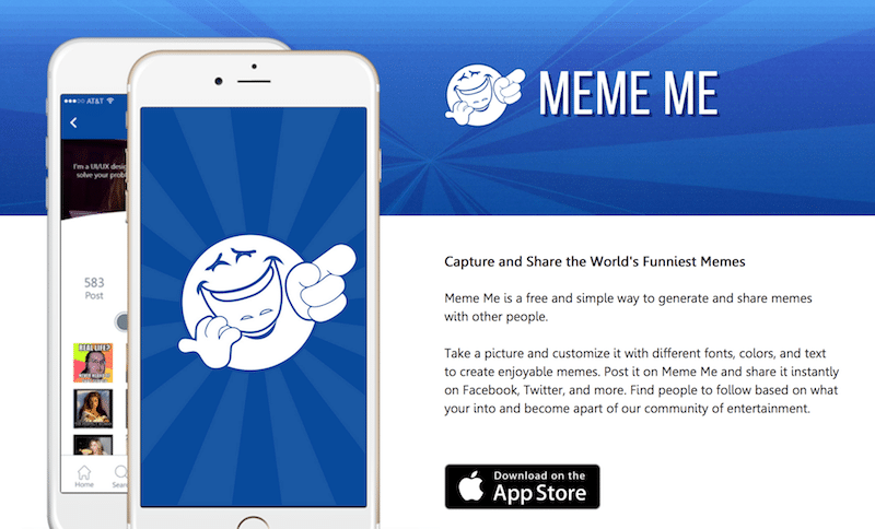 تطبيق Meme-Me لإنشاء صور كوميدية ومشاركتها مع الآخرين