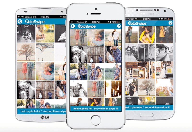 تطبيق FotoSwipe لمشاركة الصور مع الآخرين عبر السحب والإفلات