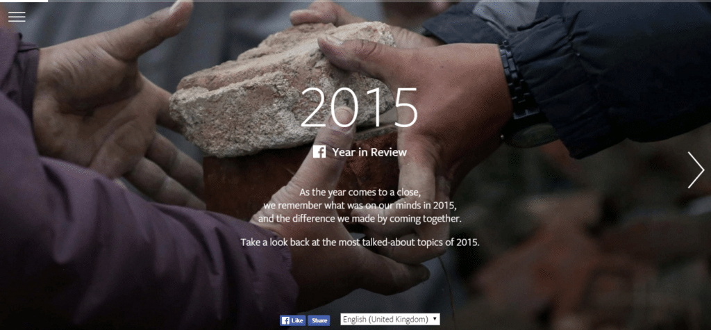 أبرز أحداث العام 2015 على فيسبوك
