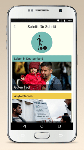 Ankommen .. تطبيق جديد تطلقه الحكومة الألمانية لمساعدة اللاجئين على الاندماج