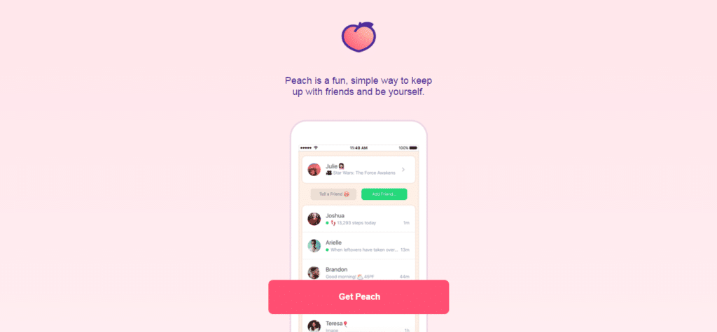 Peach .. تطبيق جديد للتواصل الاجتماعي يسعى لمنافسة فيسبوك