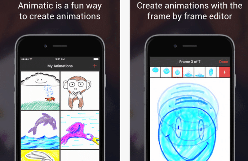 تطبيق Animatic لإنشاء رسوم متحركة بسيطة