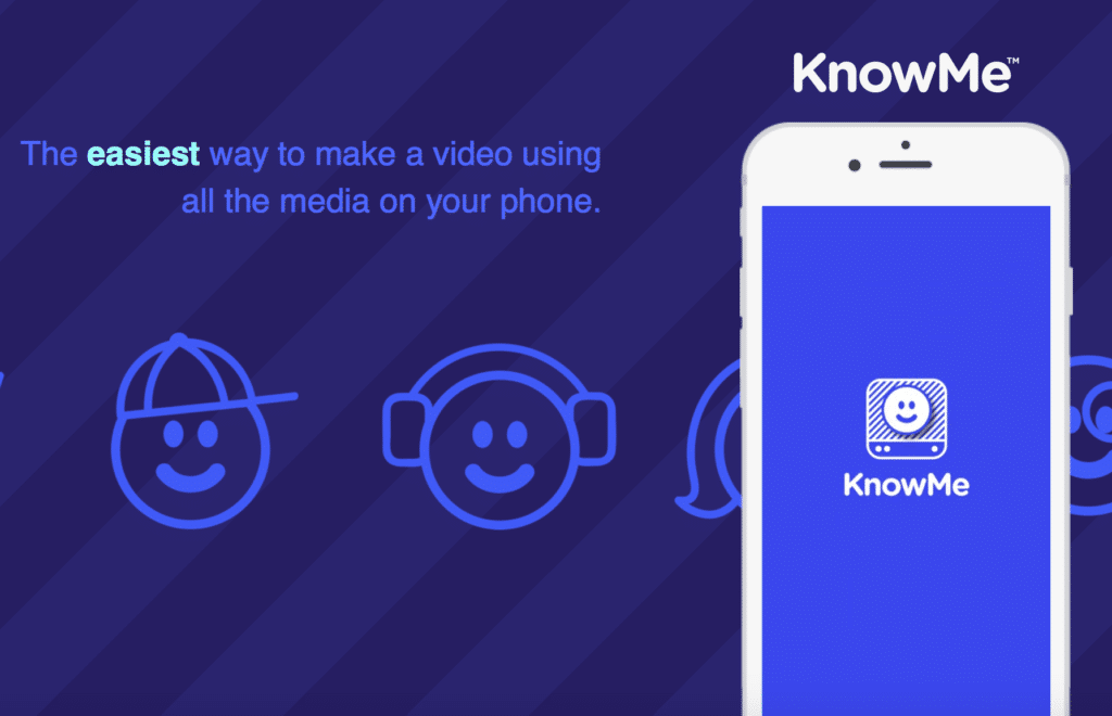 تطبيق KnowMe لإنشاء مقطع فيديو يعتمد على مختلف الوسائط