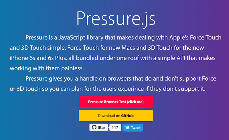 مكتبة Pressure.js البرمجية لتسهيل التعامل مع ميزة 3D Touch في آيفون