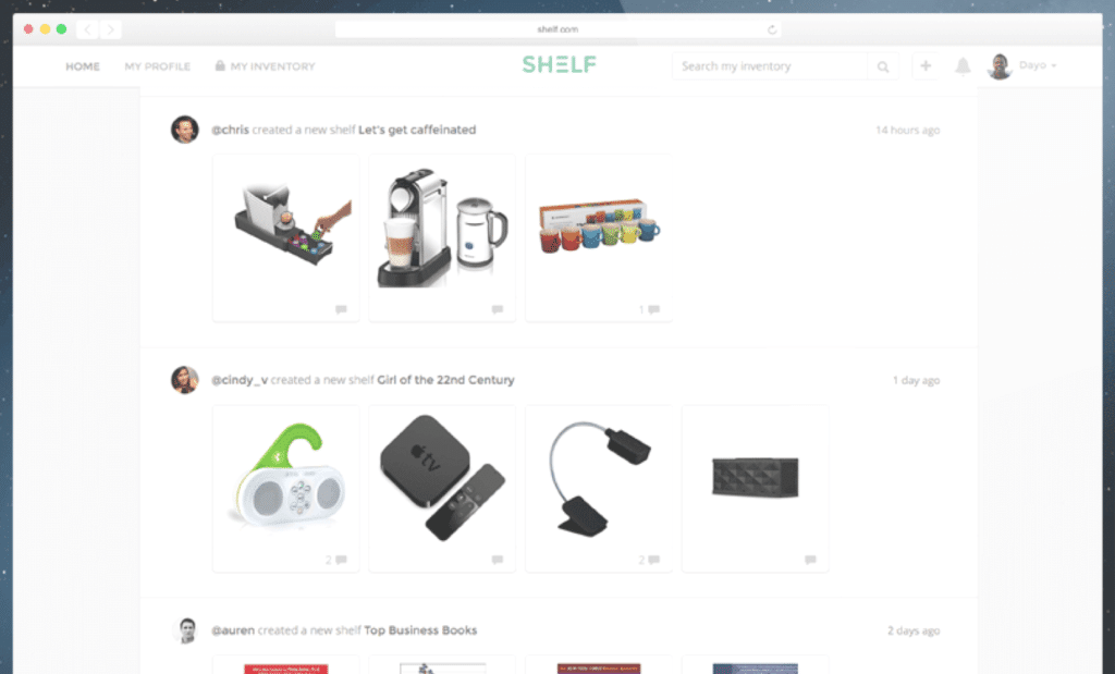 خدمة Shelf لاستكشاف المنتجات المفيدة من مستخدميها الحقيقيين