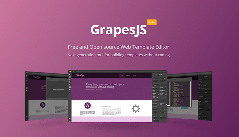 خدمة GrapesJS لإنشاء مواقع الويب بدون خبرة برمجية