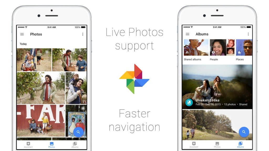جوجل تدعم ميزة Live Photos في تحديث جديد لتطبيق Google Photos على نظام iOS