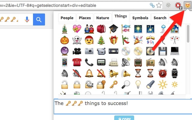 إضافة Emoji Keyboard لاستخدام الرموز التعبيرية على متصفح كروم
