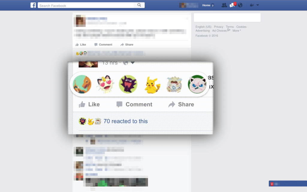 إضافة Reaction Packs لاستبدال ردود فعل فيسبوك بأشكال مختلفة