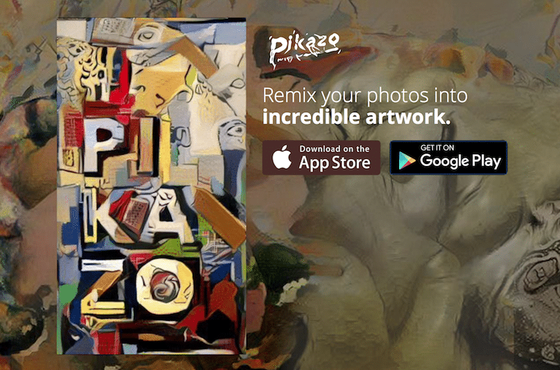 تطبيق Pikazo لتحويل صورك إلى لوحات فنية مميزة