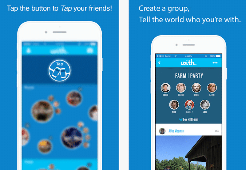 تطبيق With لعمل مجموعة مع أصدقائك ومشاركة اللحظات الجميلة