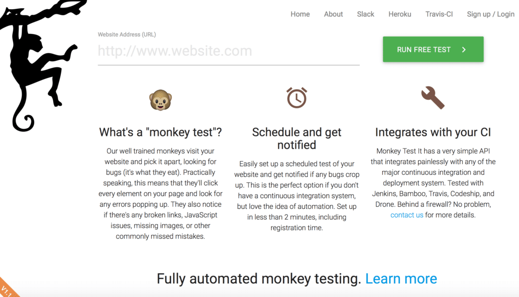 خدمة Monkey Test لفحص موقعك والتأكد من سلامة روابطه