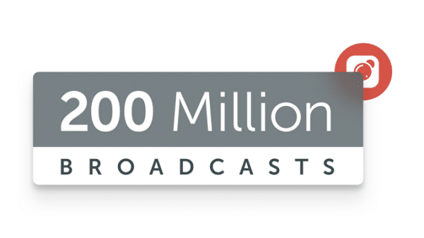 بريسكوب تعلن عن 200 مليون بث مباشر في عام واحد