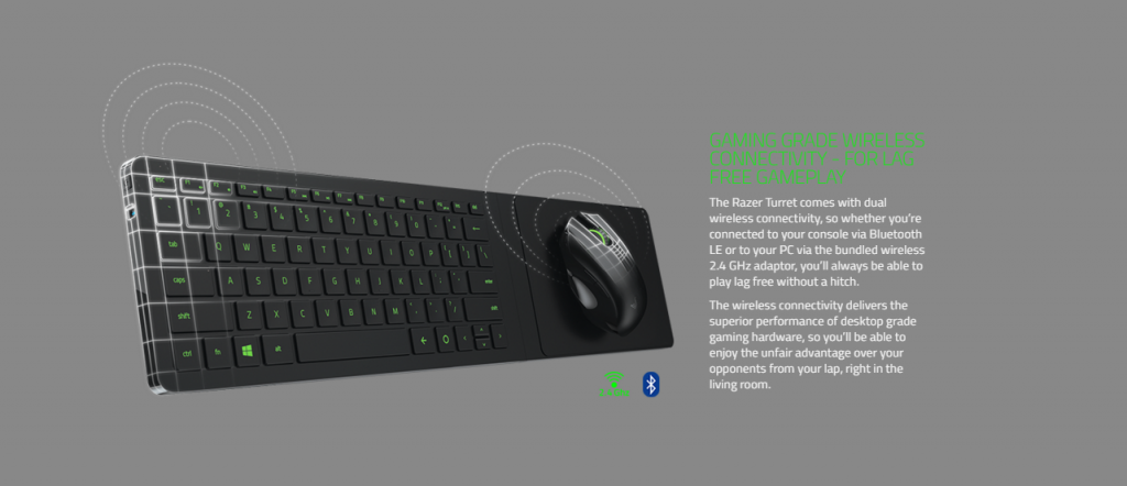 Razer تطلق لوحة مفاتيح وفأرة لاستخدامهما معا على حضنك