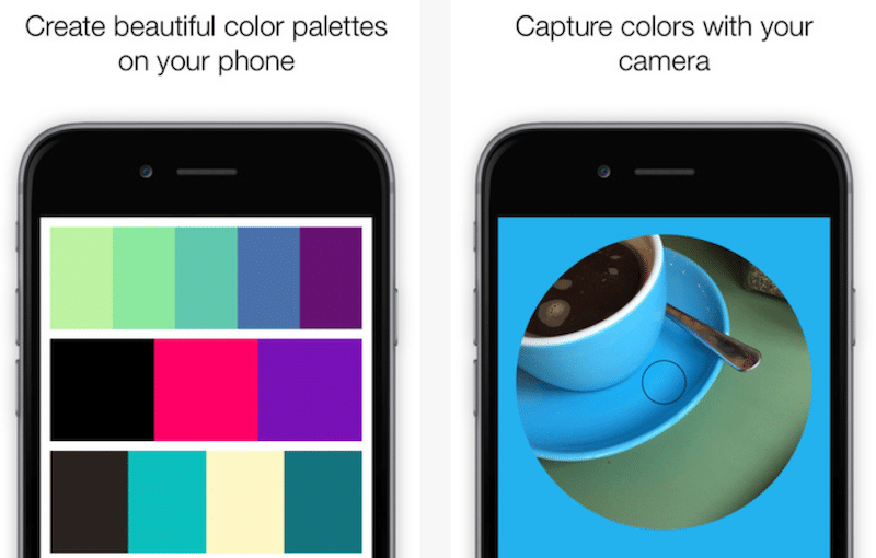 تطبيق Colordot للاتقاط درجة الألوان من حولك باستخدام آيفون