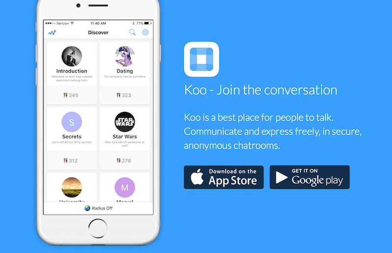 تطبيق Koo للدردشة مع الآخرين بمواضيع مختلفة دون الكشف عن اسمك