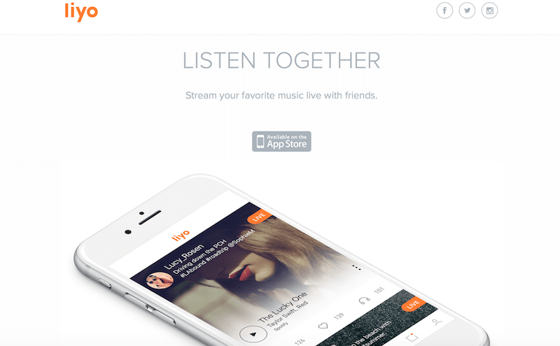 تطبيق Liyo للاستماع إلى الموسيقى مع أصدقائك عن بُعد