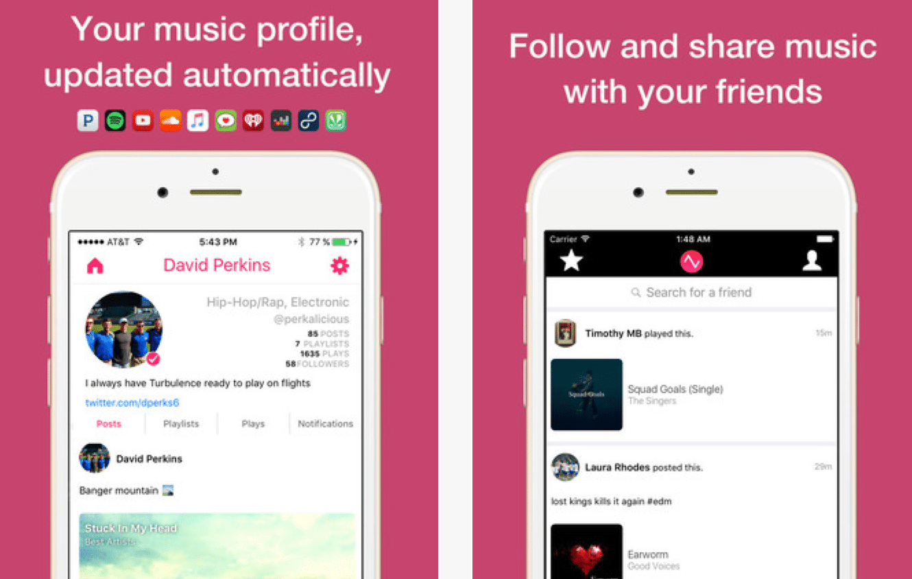 تطبيق Avibe لاستخدام مختلف خدمات الموسيقى مع بعضها بطابع اجتماعي