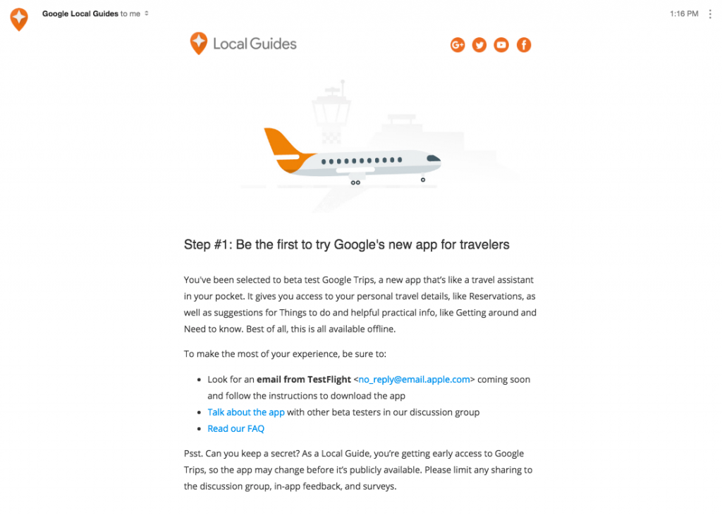 جوجل تبدأ اختبار تطبيق السفر Google Trips