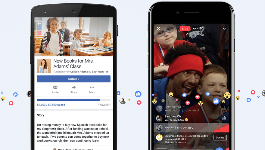 فيسبوك تعلن عن خدمة جديدة لجمع التبرعات للأغراض الشخصية