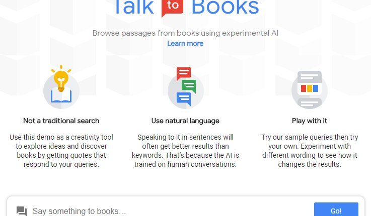 جوجل تستخدم الذكاء الاصطناعي لتطوير أداة تمكنك من الحديث إلى الكتب