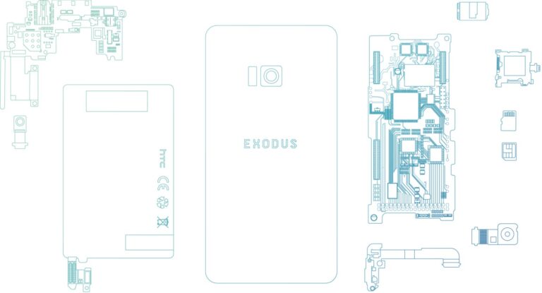 إتش تي سي تطور هاتف Exodus الداعم لتقنية البلوك تشين