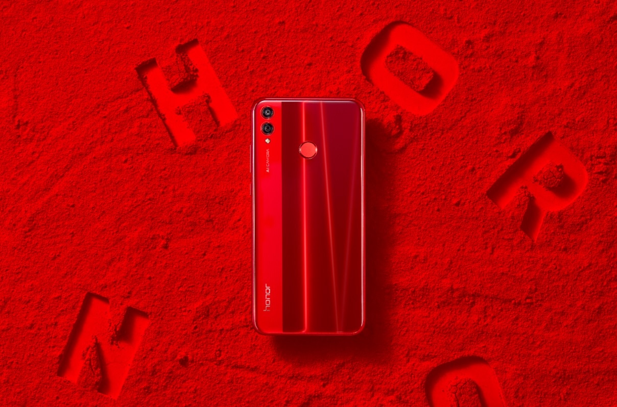 هاتف Honor 8X يتألق بدرجة جديدة من اللون الأحمر