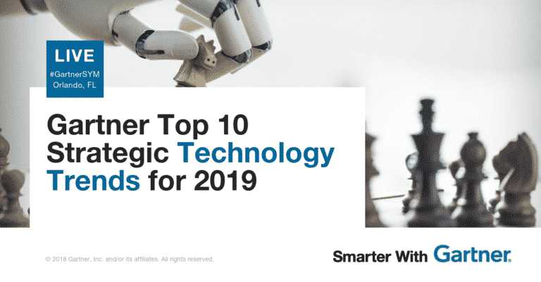 جارتنر: أفضل التوجهات الاستراتيجية في مجال التقنية لعام 2019‏