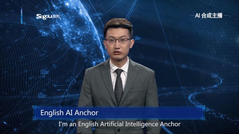 الصين تستخدم مذيع ذكاء اصطناعي لقراءة الأخبار