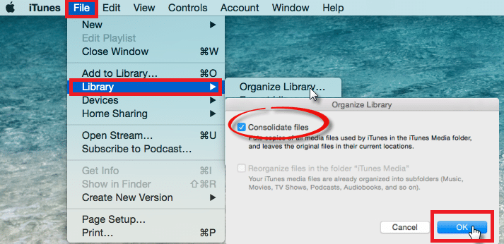 كيفية أخذ نسخة احتياطية من مكتبة iTunes على وسيط تخزين خارجي
