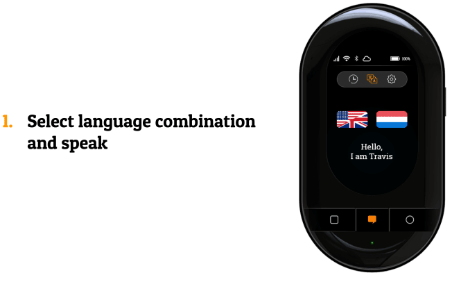 جهاز Travis Touch يساعدك على التواصل بأكثر من 105 لغة