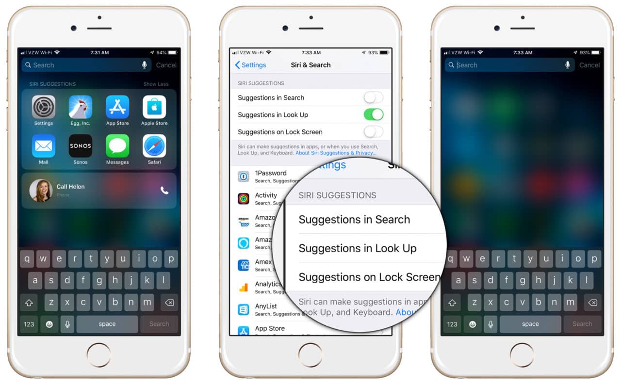 نظام iOS 12: كيفية إيقاف ظهور اقتراحات سيري Siri في البحث والتقويم وشاشة القفل